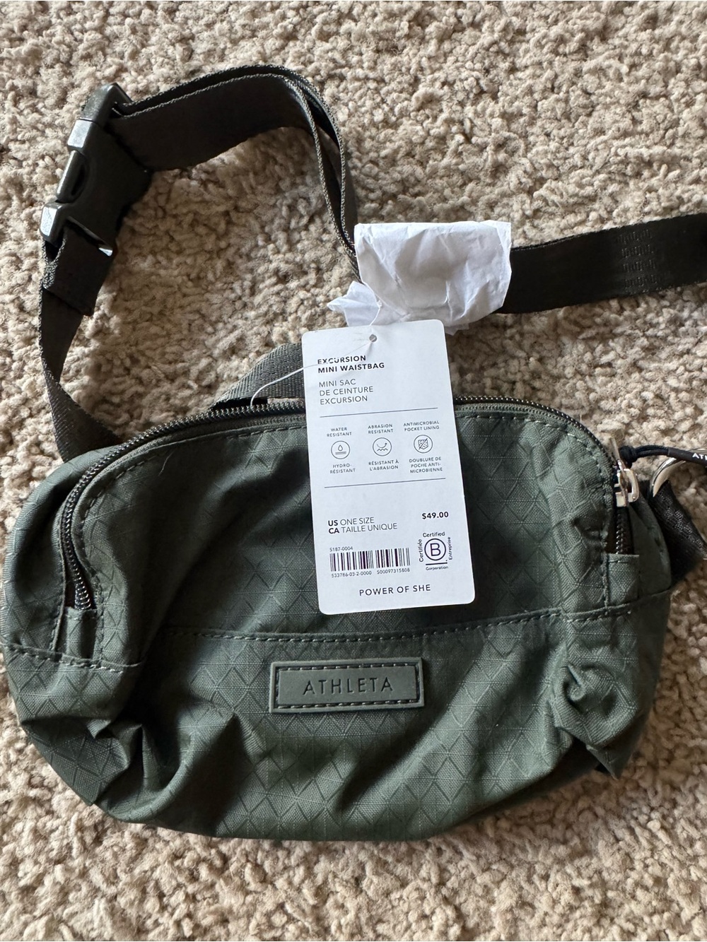 Brand new Athleta belt bag